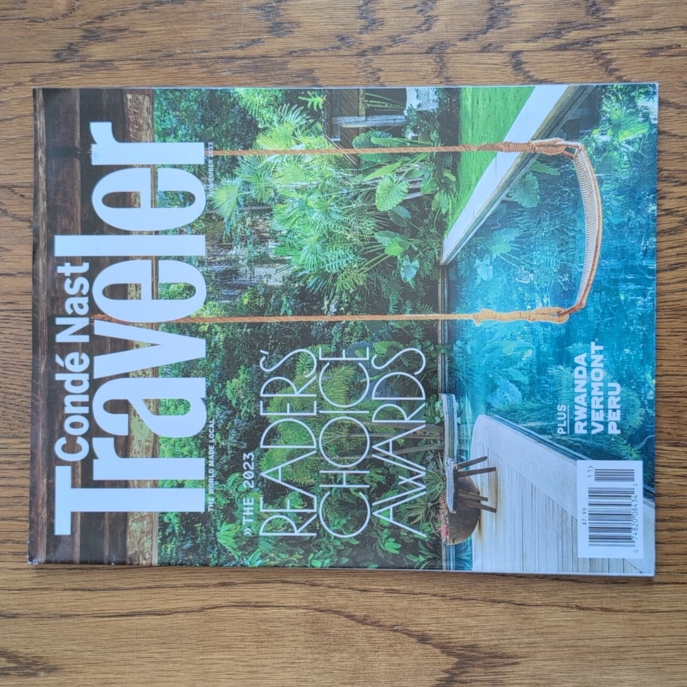 Condé Nast Traveler Magazine November 2023 The 2023 Reader's Choice Awards